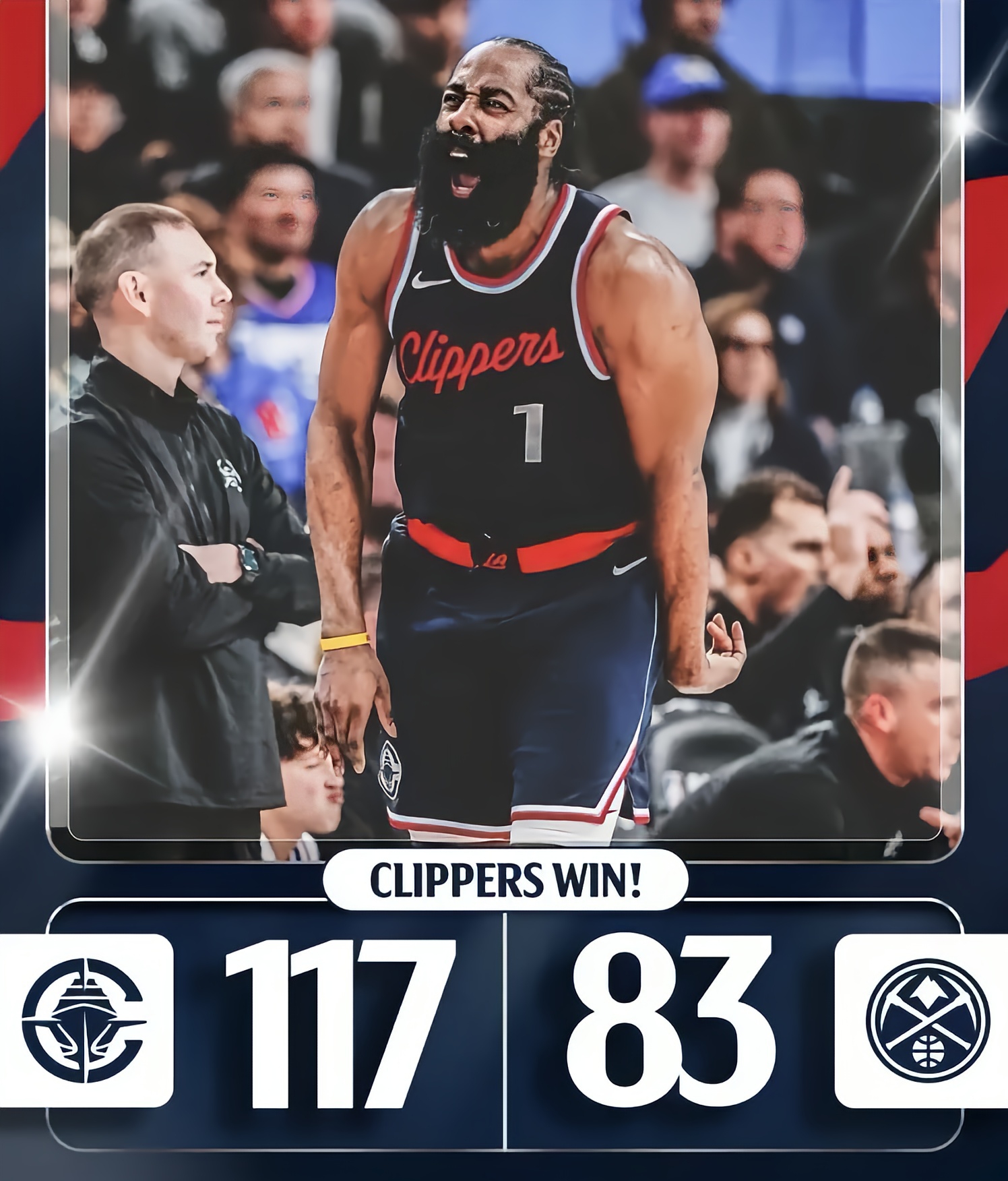 快船惨败森林狼，连胜势头遭终止