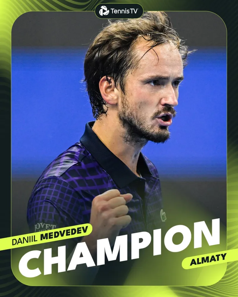 英国网球队碾压法国网球队，梅德韦杰夫关键制胜